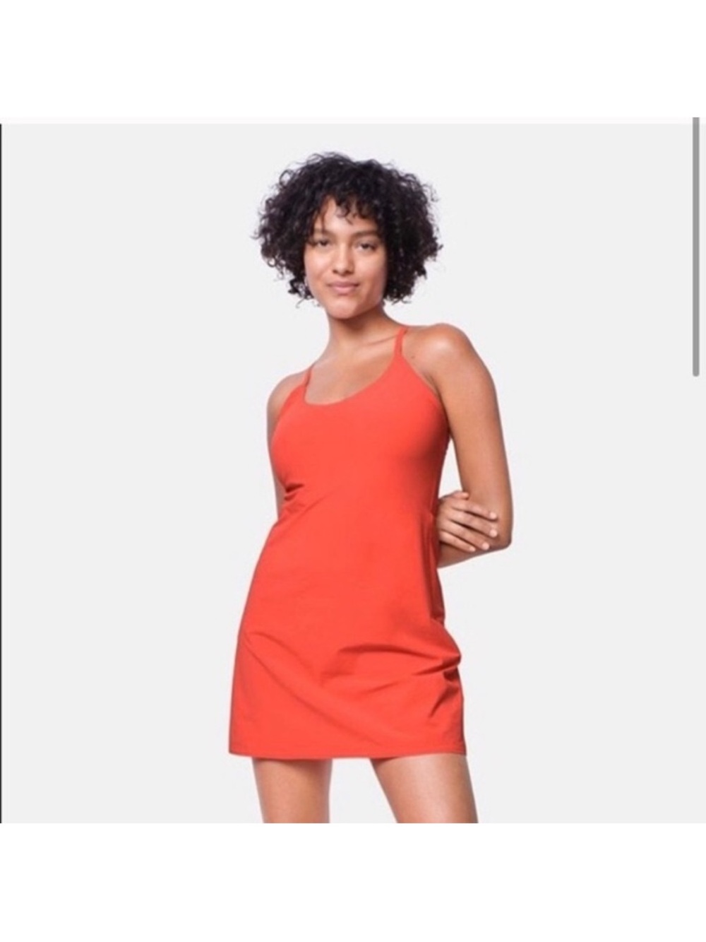 NWT Outdoor Voices The Exercise Dress Euphoria Orange Sz XL